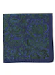 InStitchu Collection Sherwood Navy/Green Floral Pocketsquare